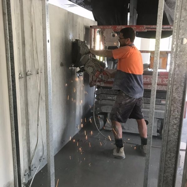 Concrete Cutting Specialists In Action