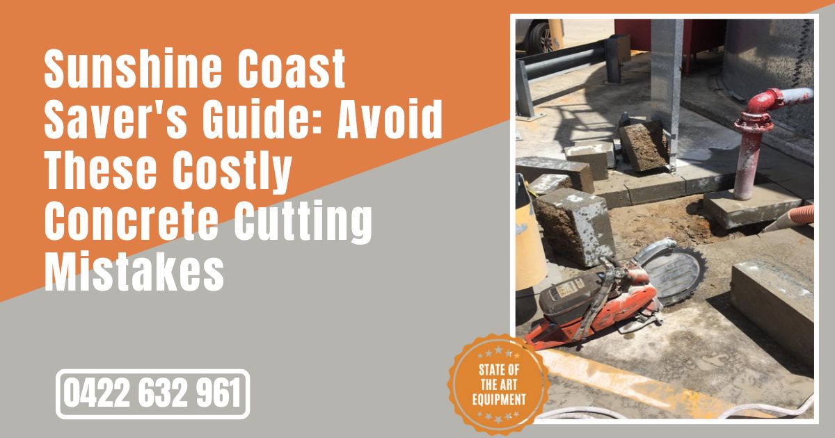 Sunshine Coast Savers Guide Avoid These Costly Concrete Cutting Mistakes